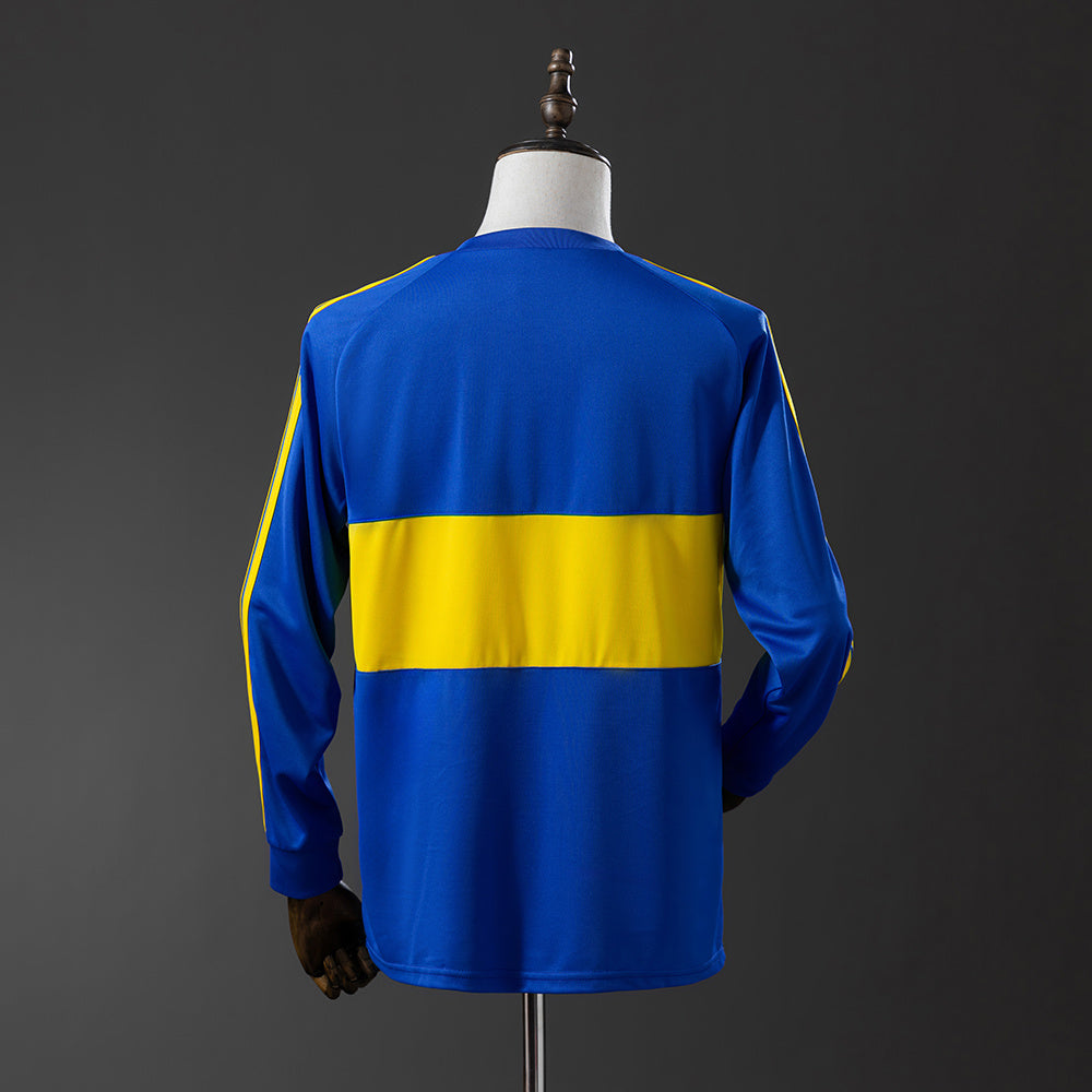Maillot Rétro Manches Longues Boca Juniors Domicile 1981-1982