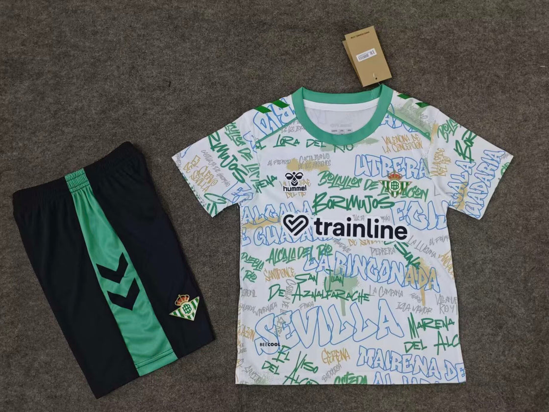 Kit Enfant Real Betis Avant Match Édition Spéciale 2025-2026
