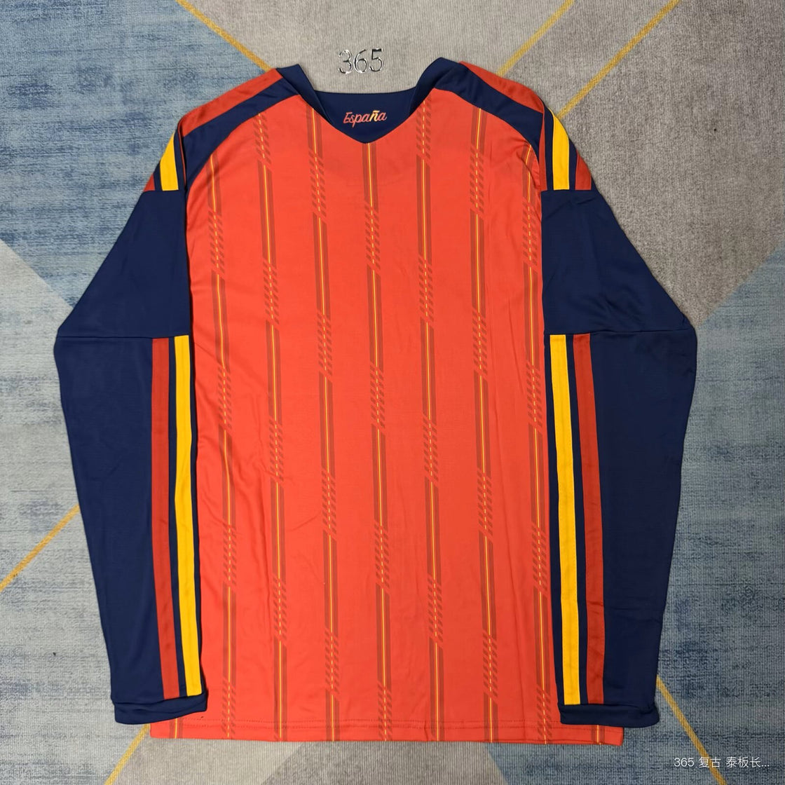 Maillot Espagne Domicile 2 Étoiles Manches Longues 2026-2027