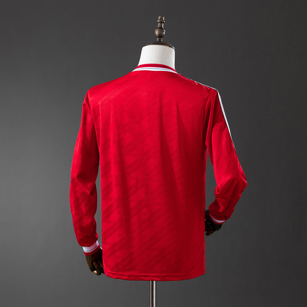 Maillot Rétro Manches Longues Manchester United Extérieur 1986-1987