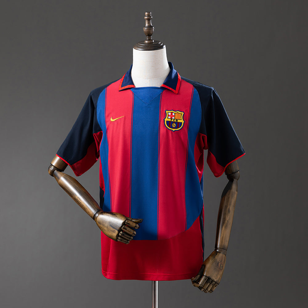 Maillot Rétro FC Barcelone Domicile 2003-2004