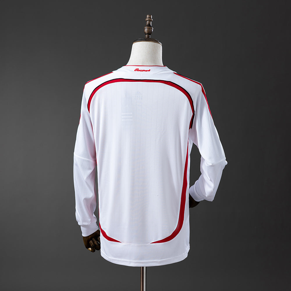 Maillot Rétro Manches Longues AC Milan Extérieur 2006-2007