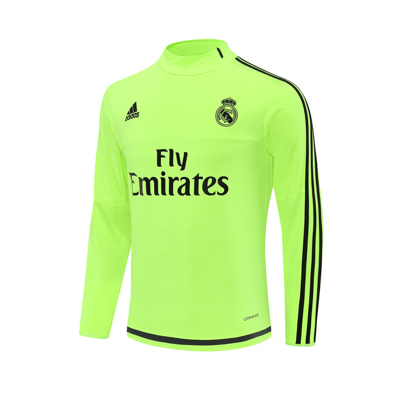 Pull Real Madrid Vert Fluo 2015-2016