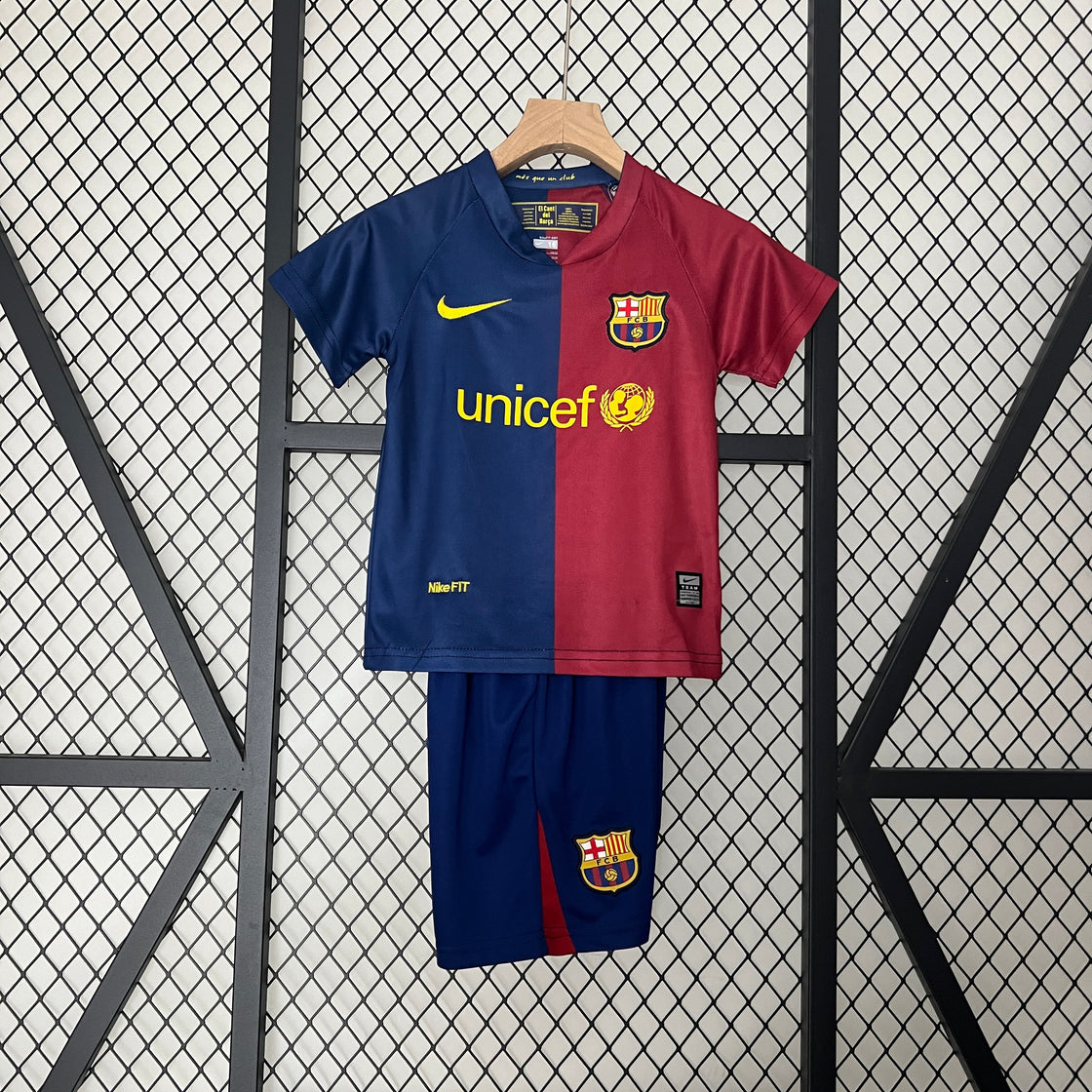 Kit Enfant FC Barcelone Domicile 2008-2009