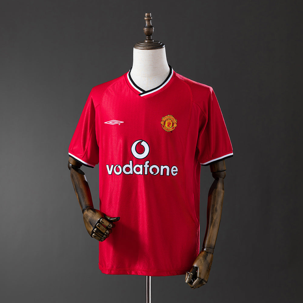Maillot Rétro Manchester United Domicile 2000-2001