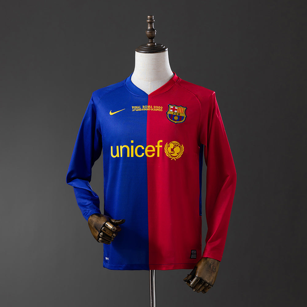 Maillot Rétro Manches Longues FC Barcelone Domicile 2008-2009