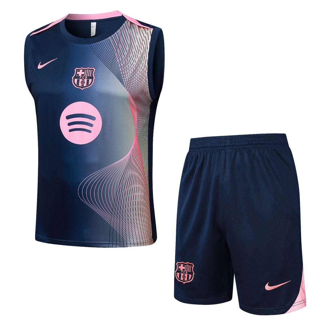 Kit Training FC Barcelone Sans Manches 2025-2026