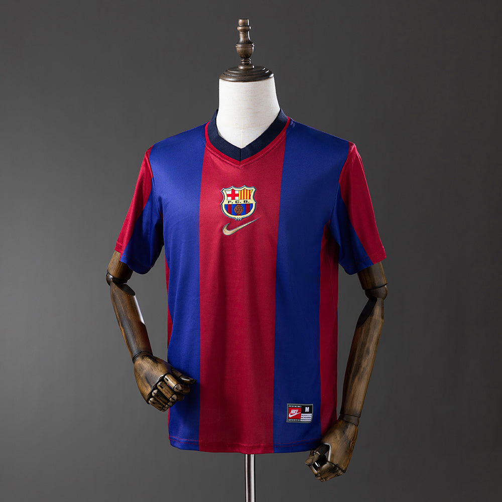 Maillot Rétro FC Barcelone Domicile 1998-1999