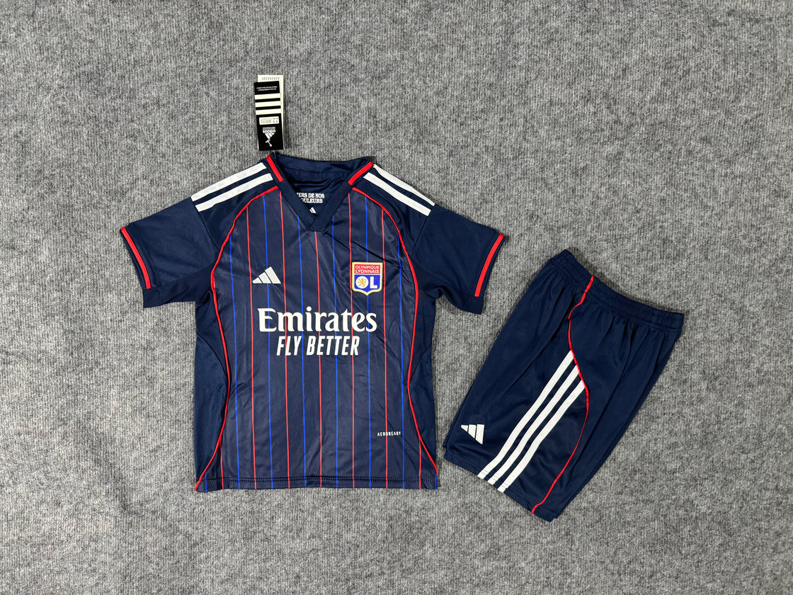 Kit Enfant Olympique Lyonnais Extérieur 2025-2026