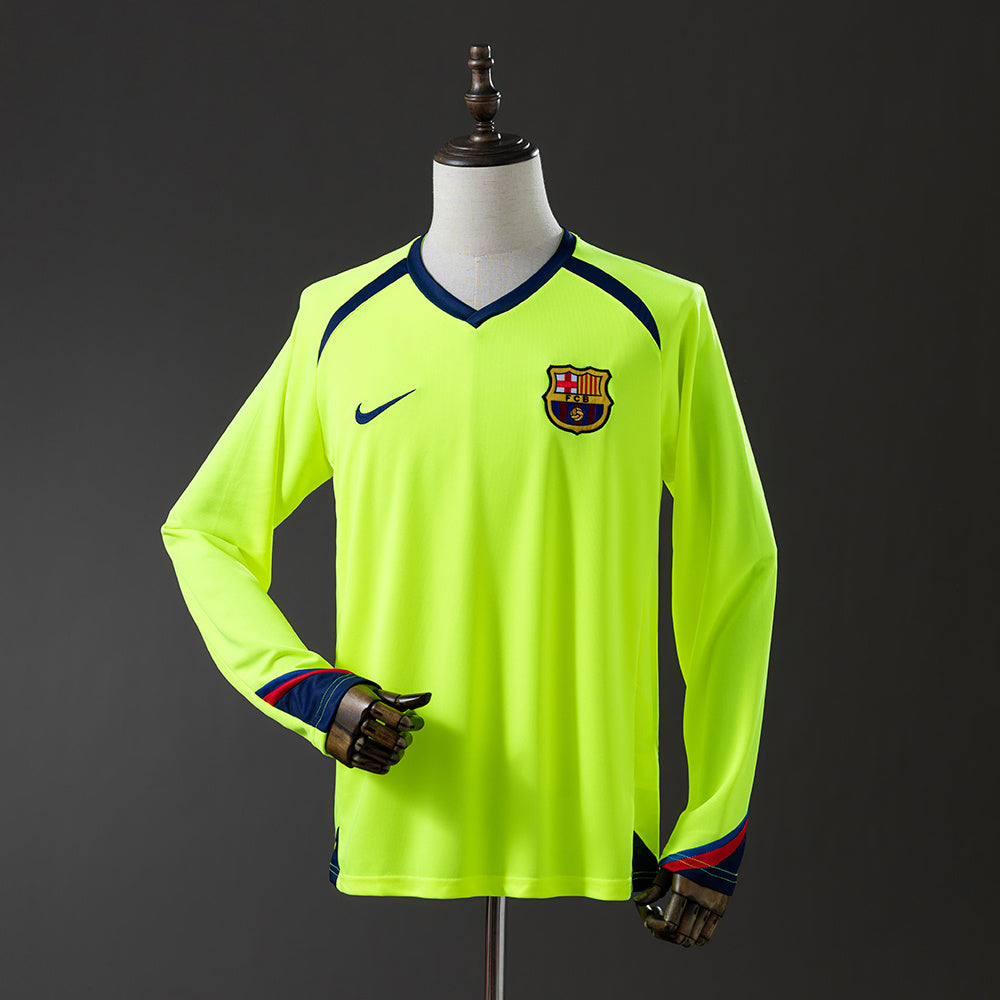 Maillot Rétro Manches Longues FC Barcelone Extérieur 2005-2006