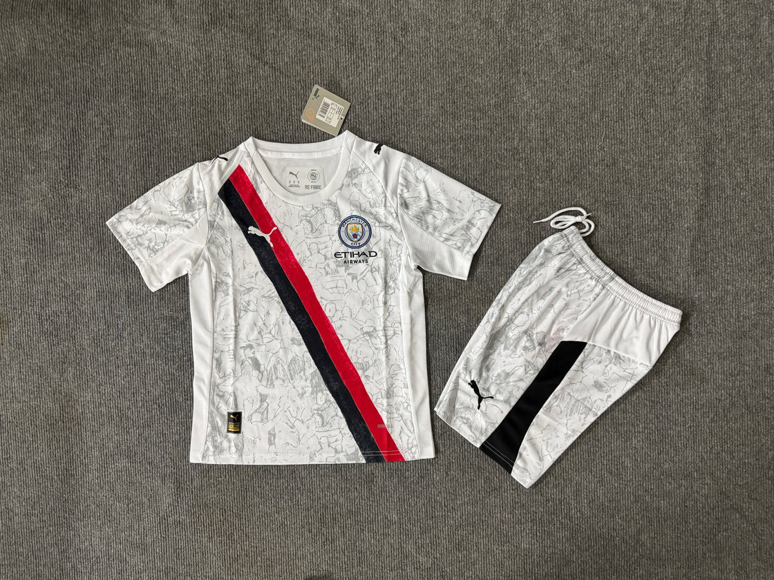 Kit Enfant Manchester City Édition Spéciale KidSuper 2025-2026