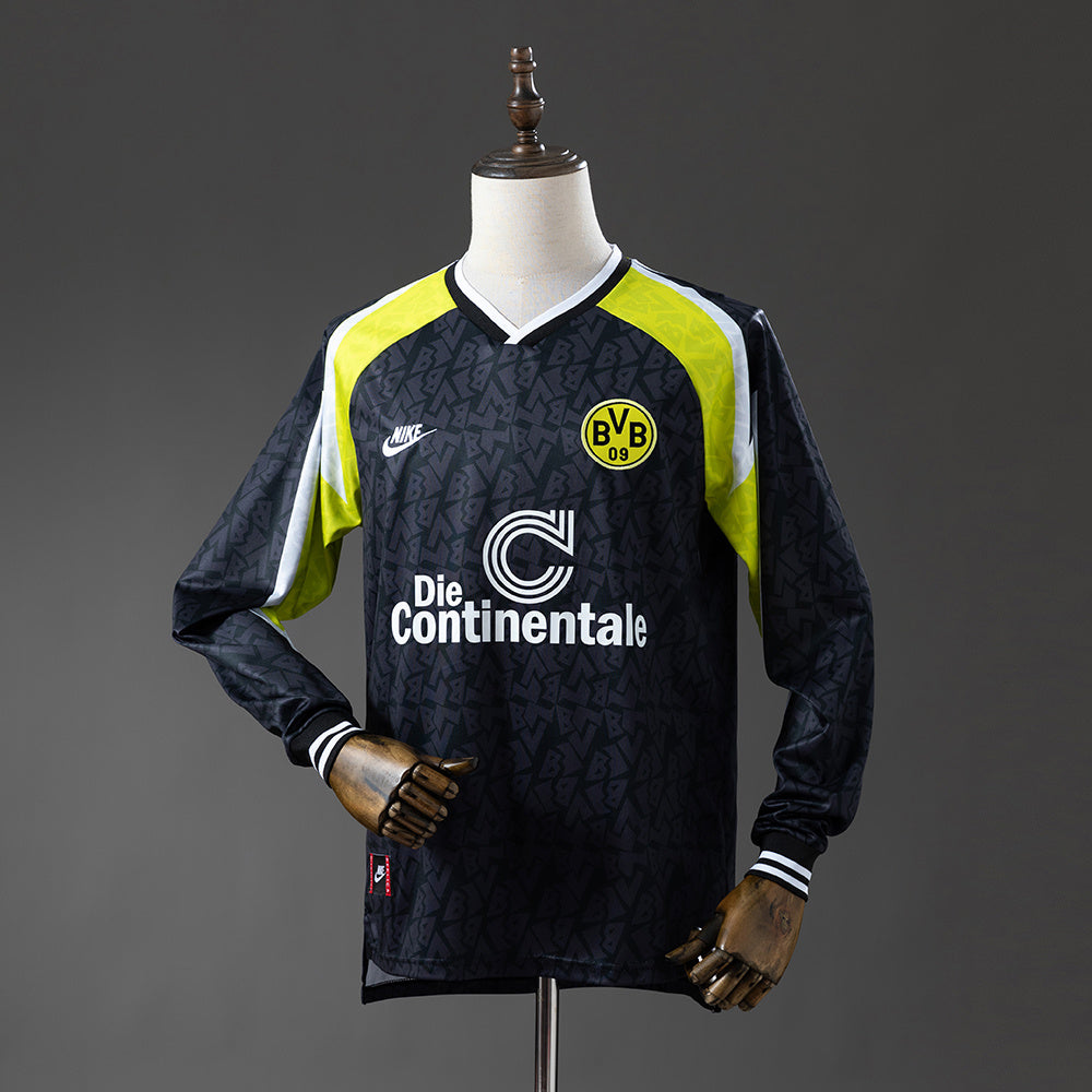 Maillot Rétro Manches Longues Borussia Dortmund Extérieur 1995-1996