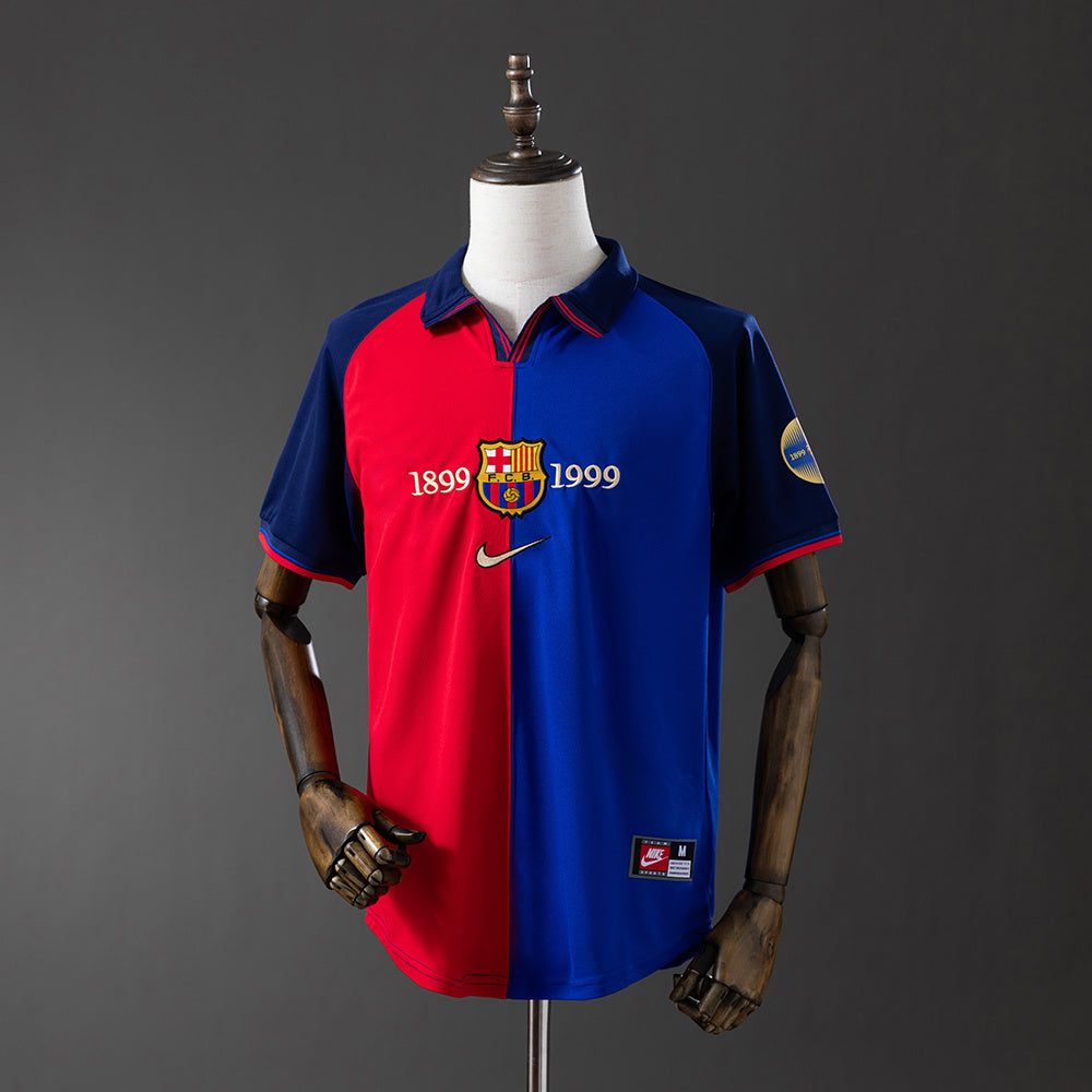 Maillot Rétro FC Barcelone Domicile 1999-2000