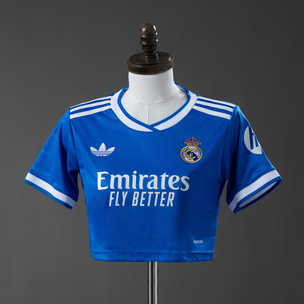 Maillot Real Madrid Third Féminin Crop Top 2025-2026