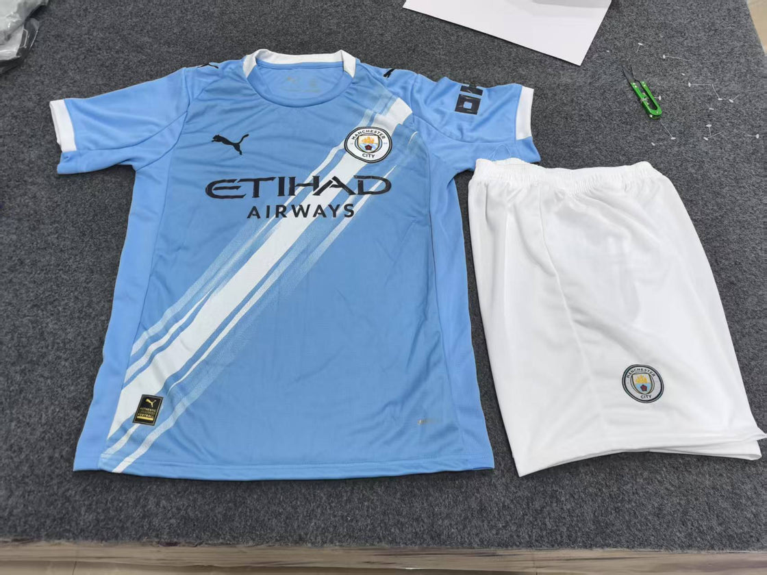 Kit Enfant Manchester City Domicile 2025-2026