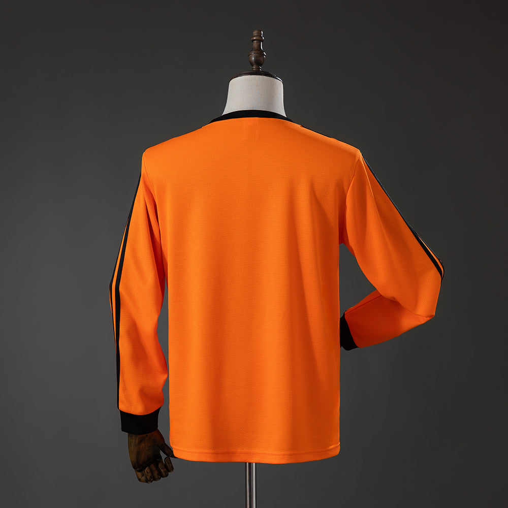Maillot Pays-Bas Rétro Domicile Manches Longues 1980