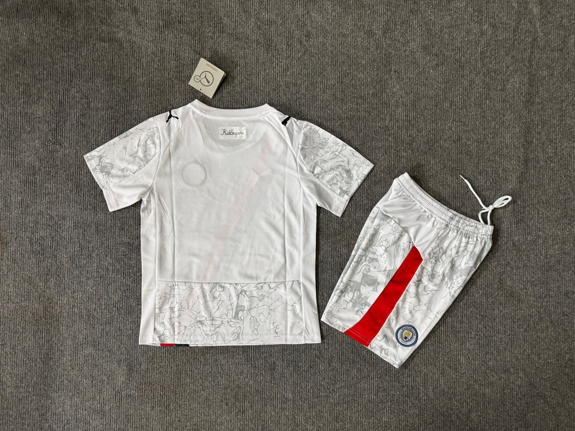 Kit Enfant Manchester City Édition Spéciale KidSuper 2025-2026