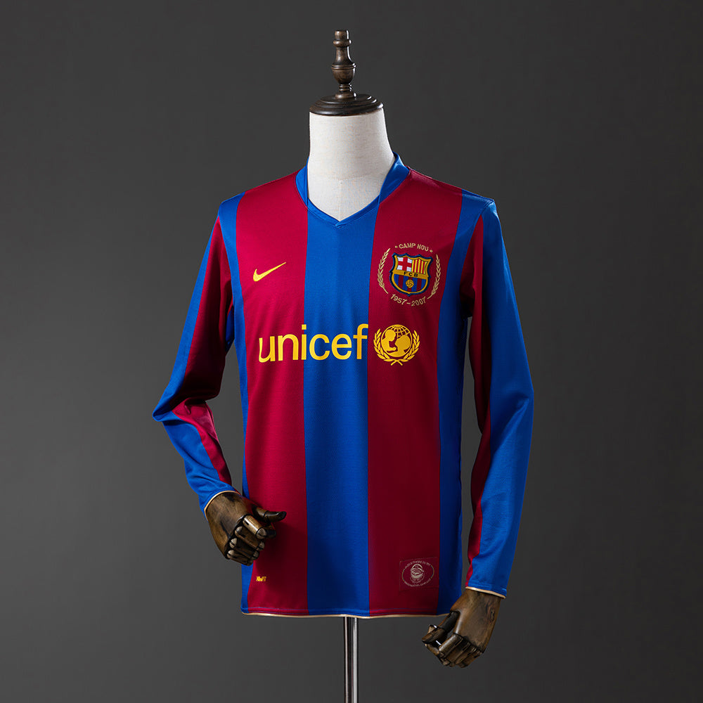 Maillot Rétro FC Barcelone Domicile 2007-2008