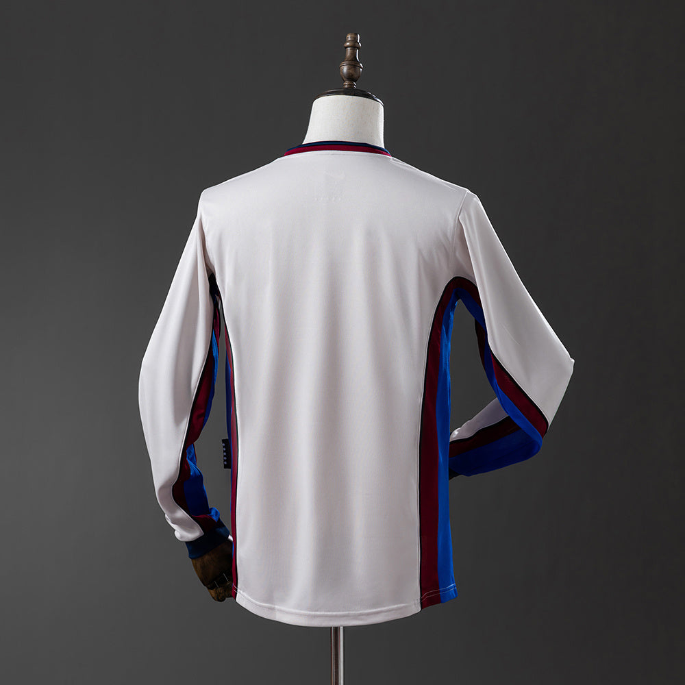 Maillot Rétro Manches Longues FC Barcelone Extérieur 1998-1999