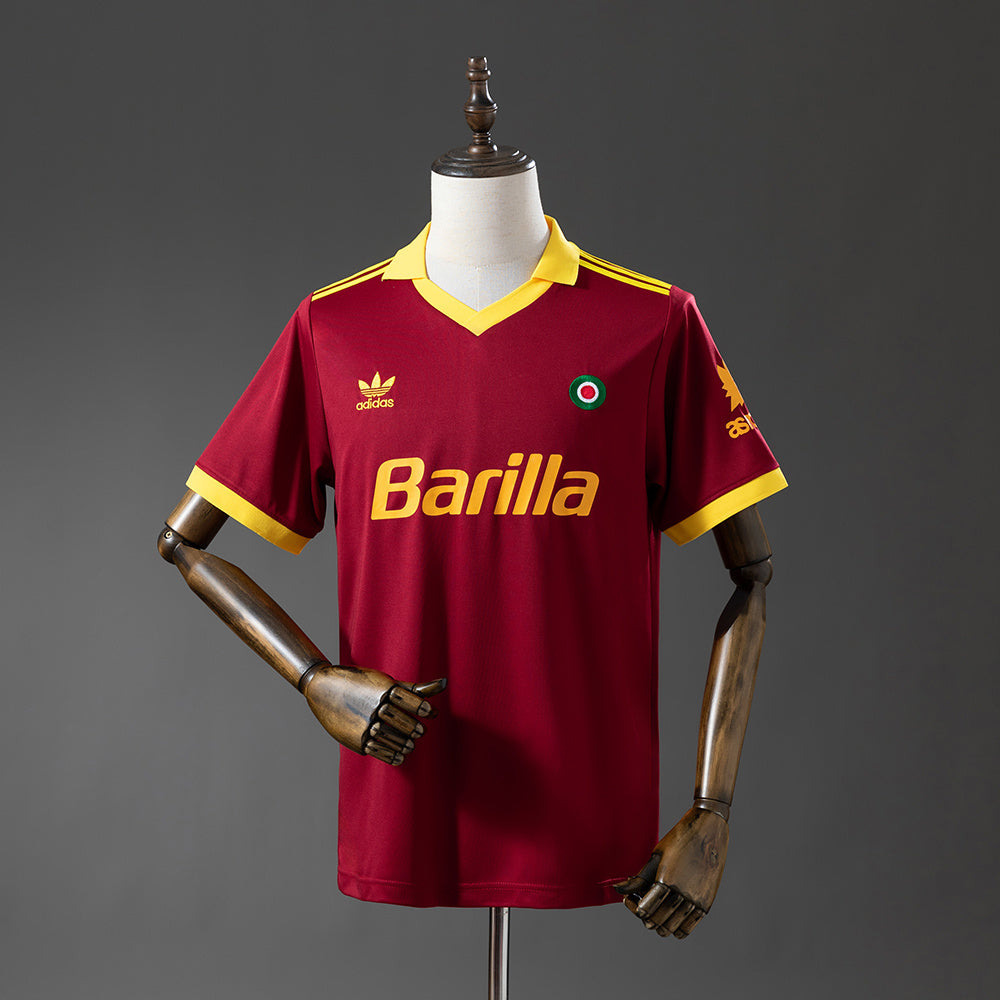 Maillot Rétro AS Roma Domicile 1991-1992