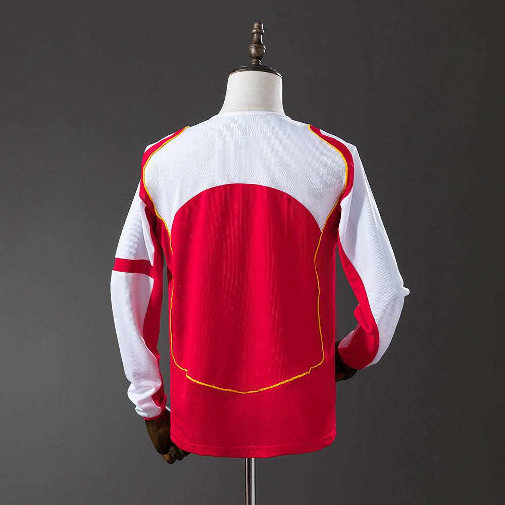 Maillot Rétro Manches Longues Arsenal Domicile 2004-2005