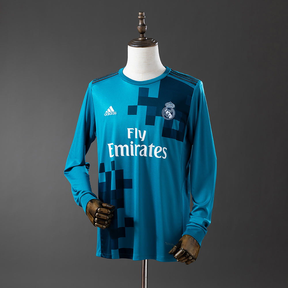 Maillot Rétro Manches Longues Real Madrid Third 2017-2018