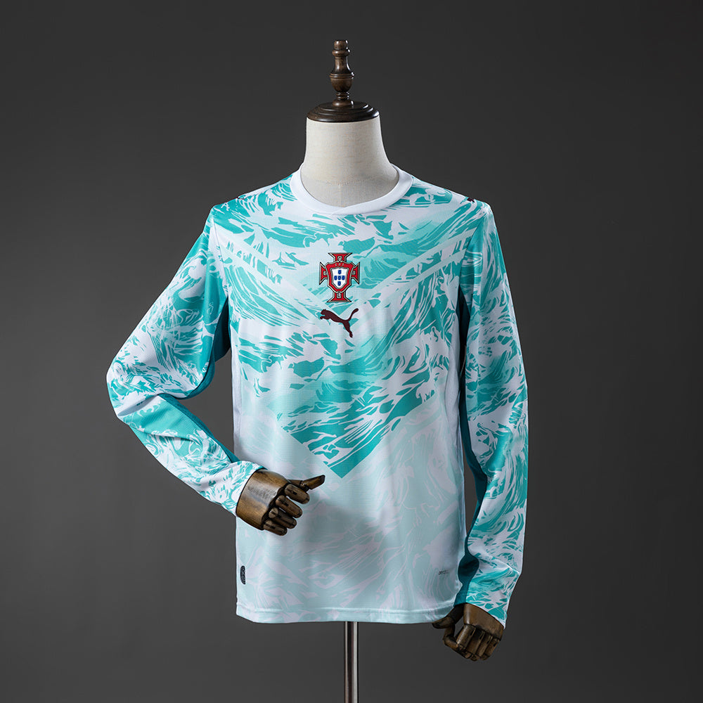 Maillot Rétro Manches Longues Portugal Extérieur 2026-2027