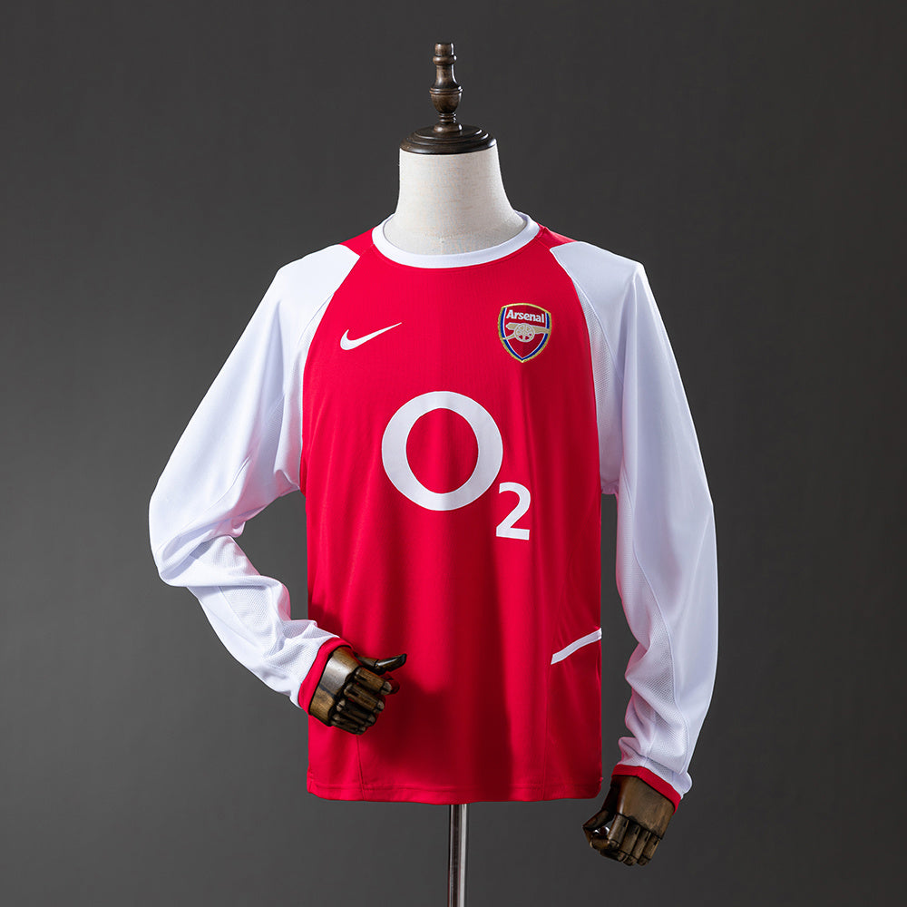 Maillot Rétro Manches Longues Arsenal Domicile 2004-2005