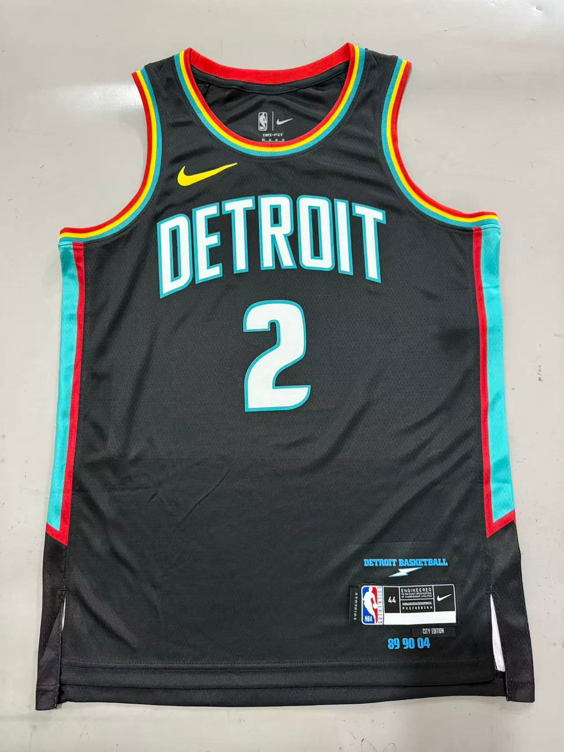 Maillot Detroit Pistons Cade Cunningham 2025-2026