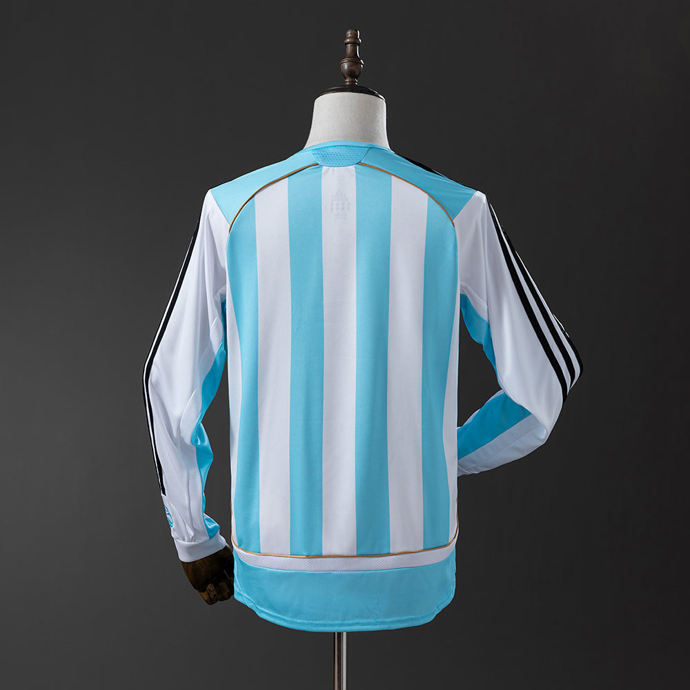 Maillot Rétro Manches Longues Argentine Domicile 2006-2007