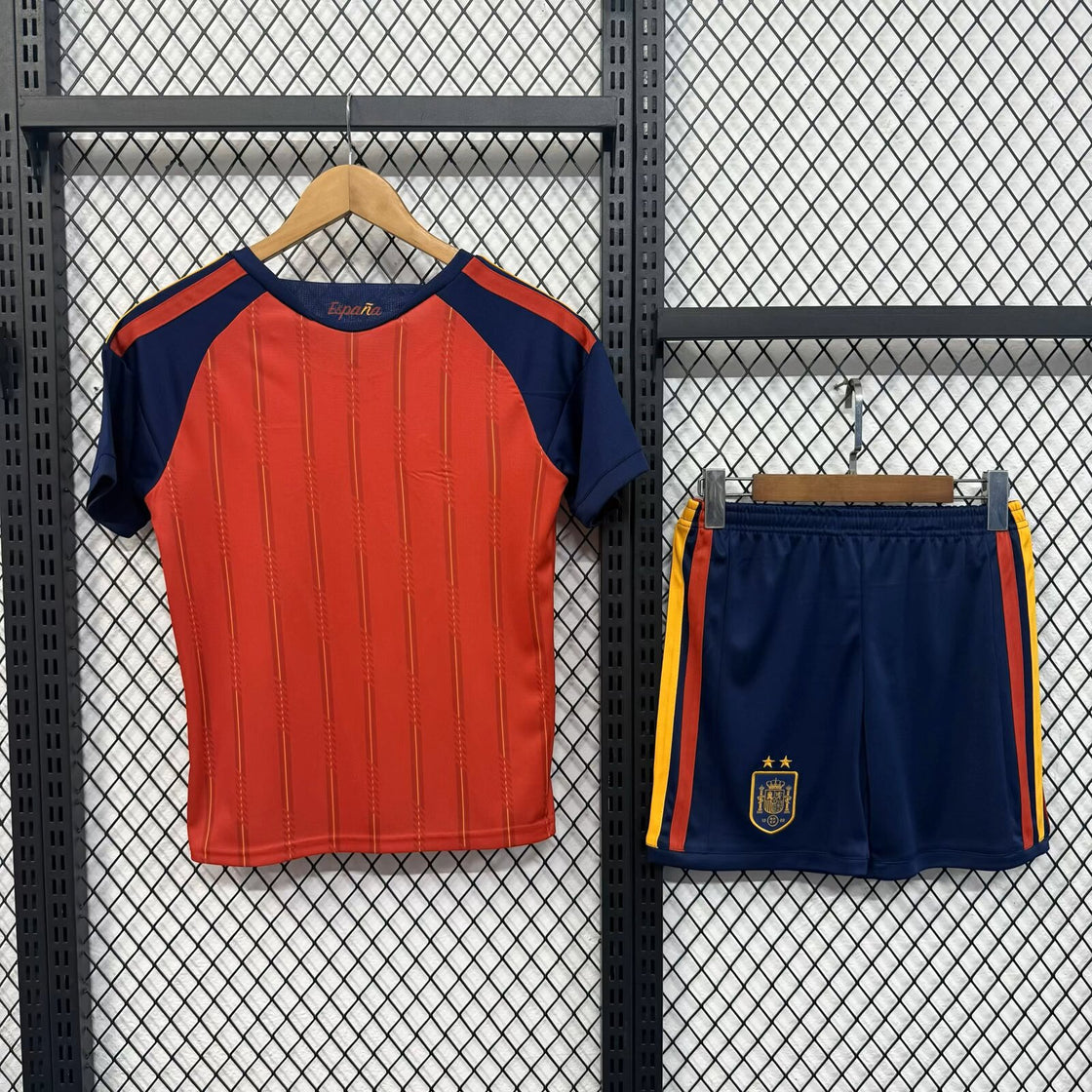 Kit Enfant Espagne Domicile Double Étoiles 2026-2027