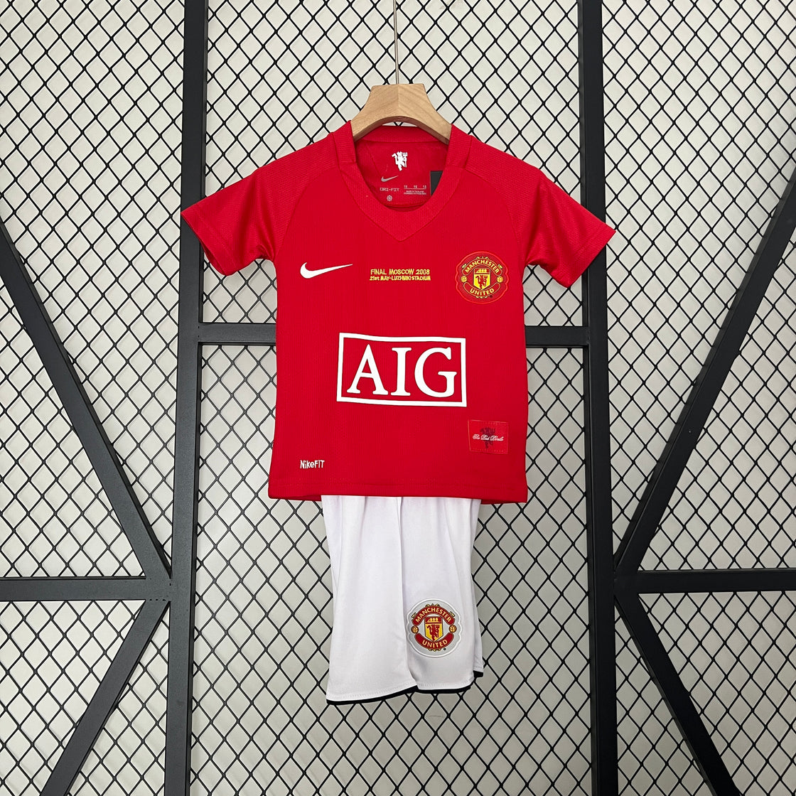 Kit Enfant Manchester United Domicile 2007-2008