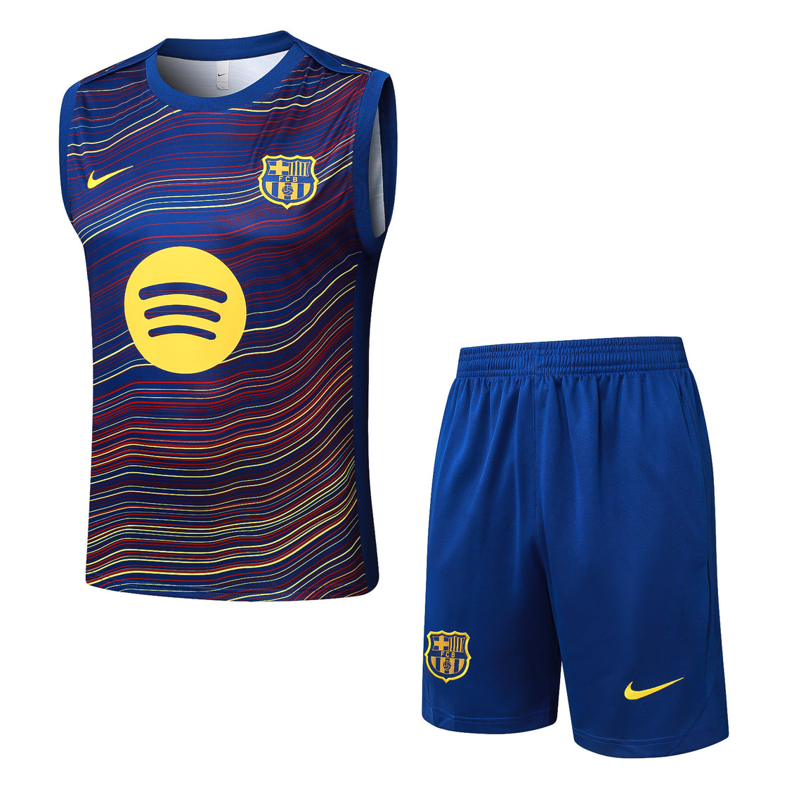 Kit Training FC Barcelone Sans Manches 2025-2026