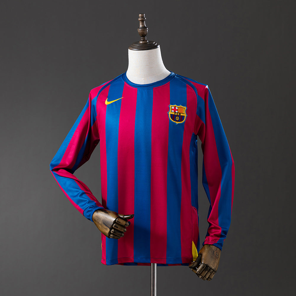 Maillot Rétro Manches Longues FC Barcelone Domicile 2005-2006