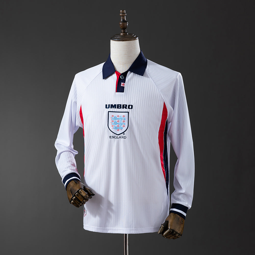 Maillot Rétro Manches Longues Angleterre Domicile 1998-1999