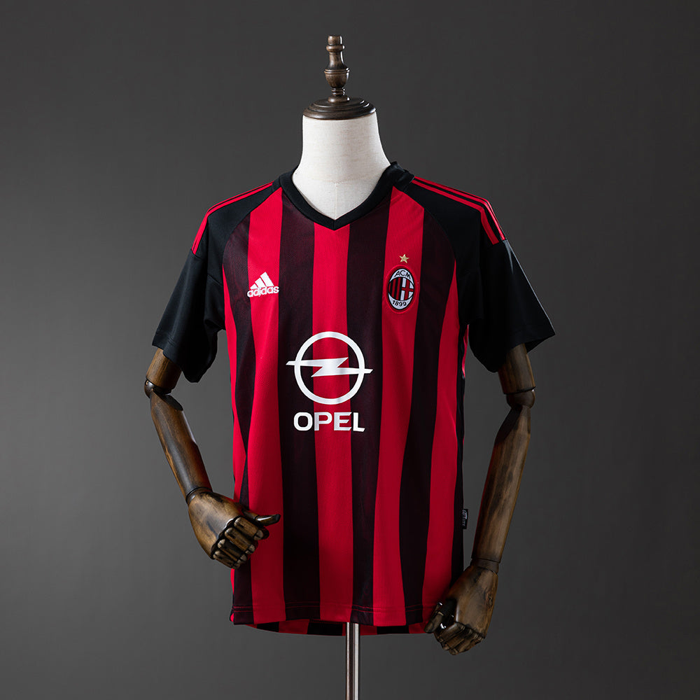Maillot Rétro AC Milan Domicile 2002-2003