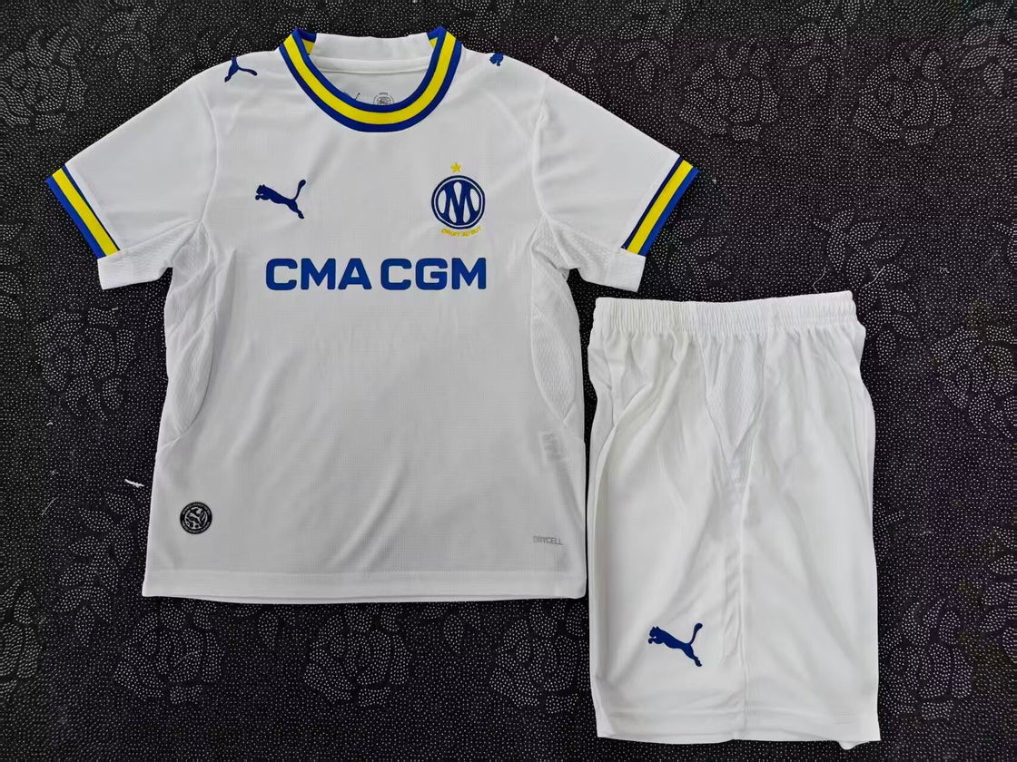 Kit Enfant Olympique de Marseille Extérieur 2026-2027