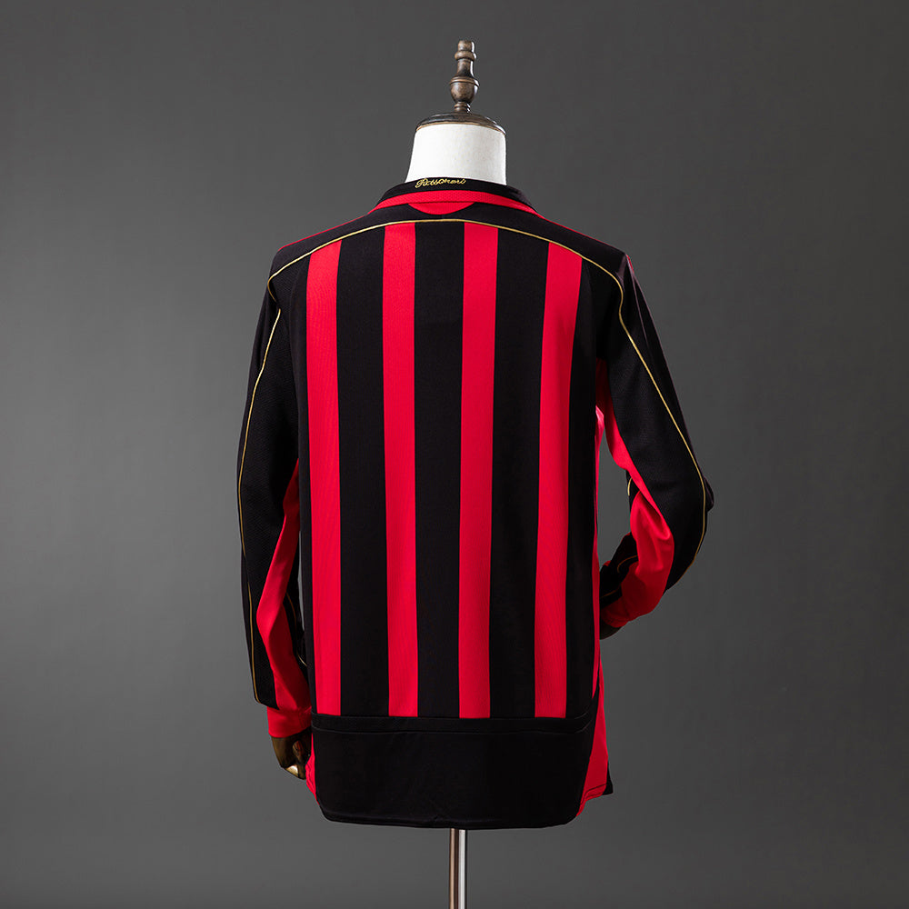 Maillot Rétro Manches Longues AC Milan Domicile 2006-2007