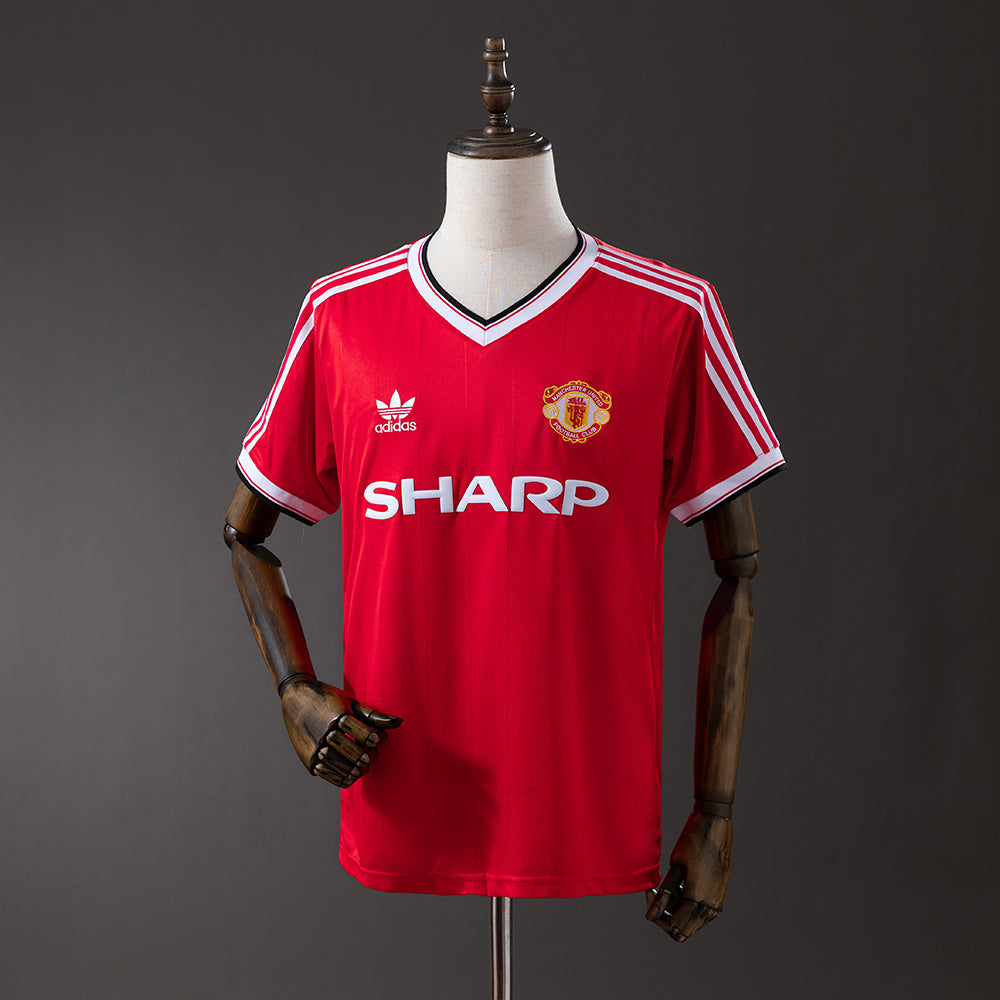 Maillot Rétro Manchester United Domicile 1983-1984