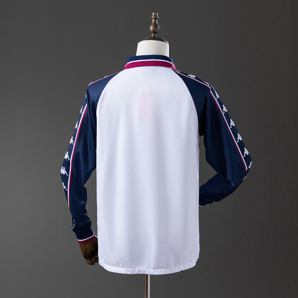 Maillot Rétro Manches Longues Manchester City Extérieur 1997-1998