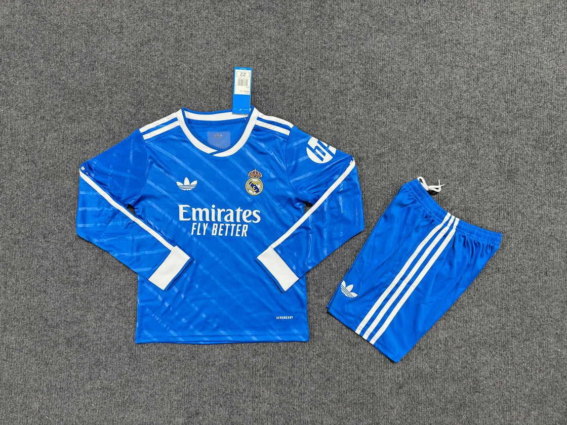 Kit Enfant Real Madrid Third Manches Longues 2025-2026