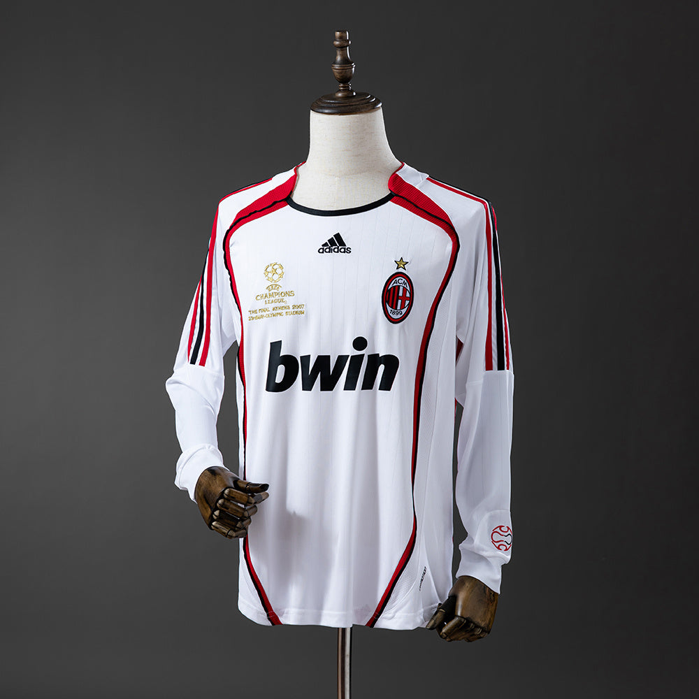 Maillot Rétro Manches Longues AC Milan Extérieur 2006-2007