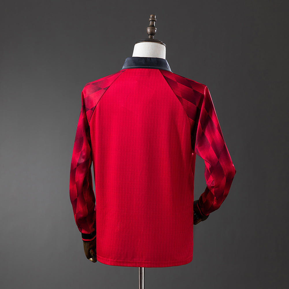 Maillot Rétro Manches Longues Manchester United Domicile 1996-1997