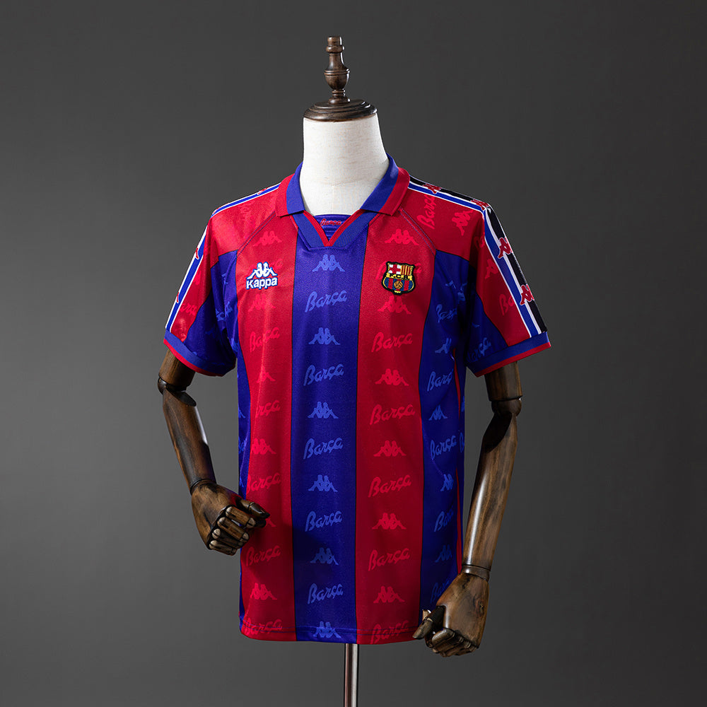 Maillot Rétro FC Barcelone Domicile 1996-1997