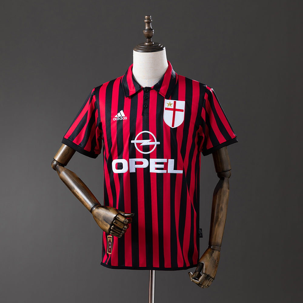 Maillot Rétro AC Milan Domicile 1999-2000