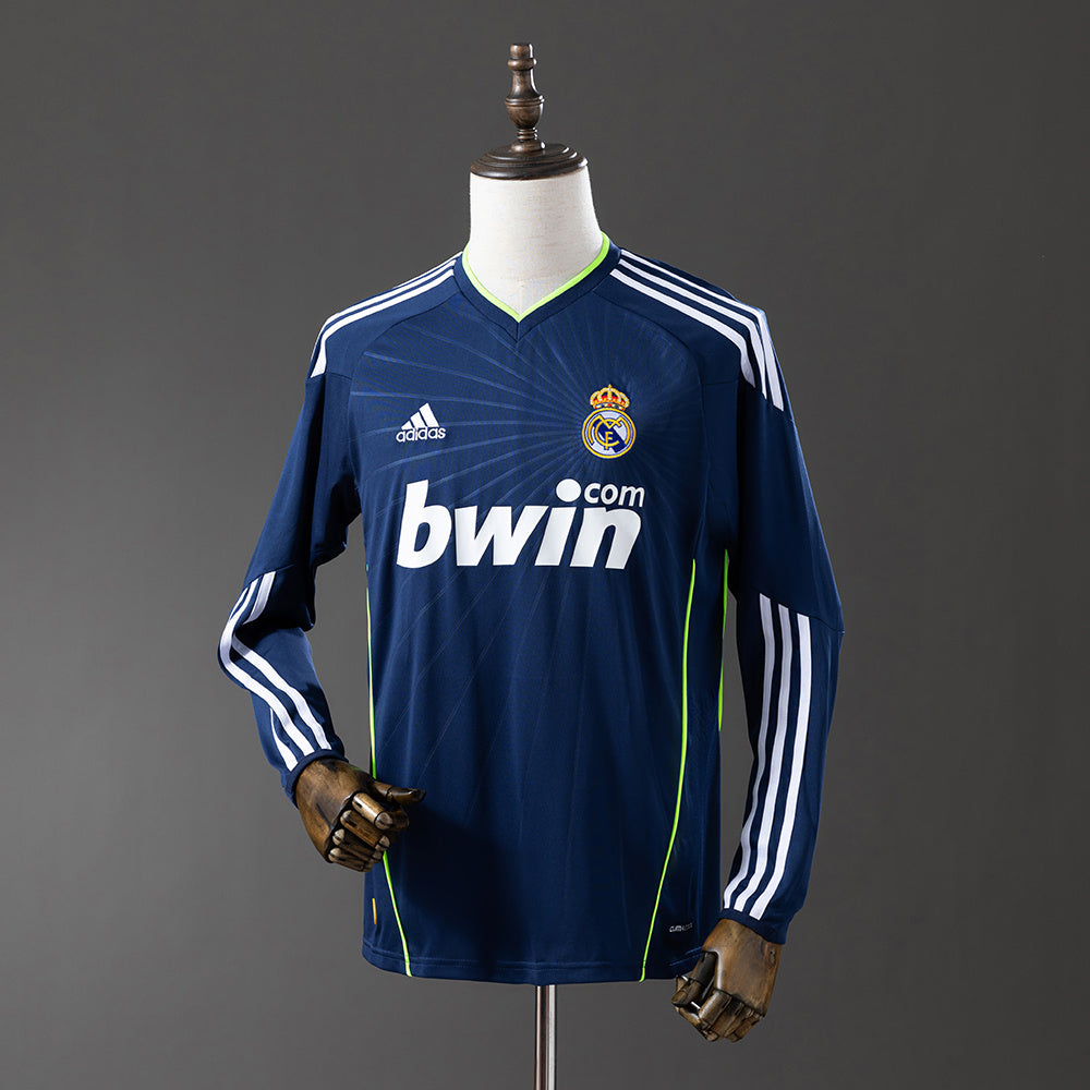 Maillot Rétro Manches Longues Real Madrid Extérieur 2010-2011