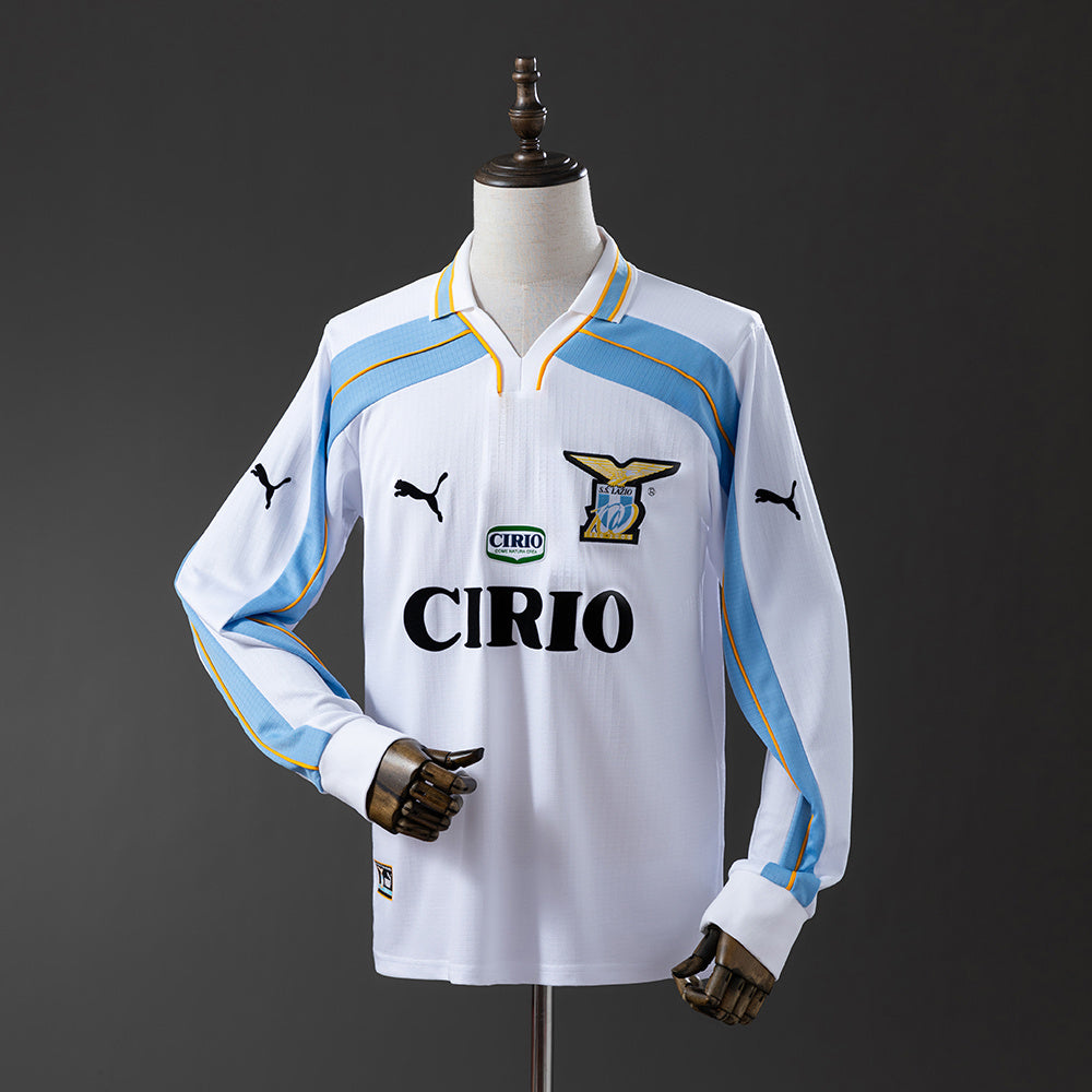 Maillot Rétro Manches Longues Lazio Extérieur 2000-2001