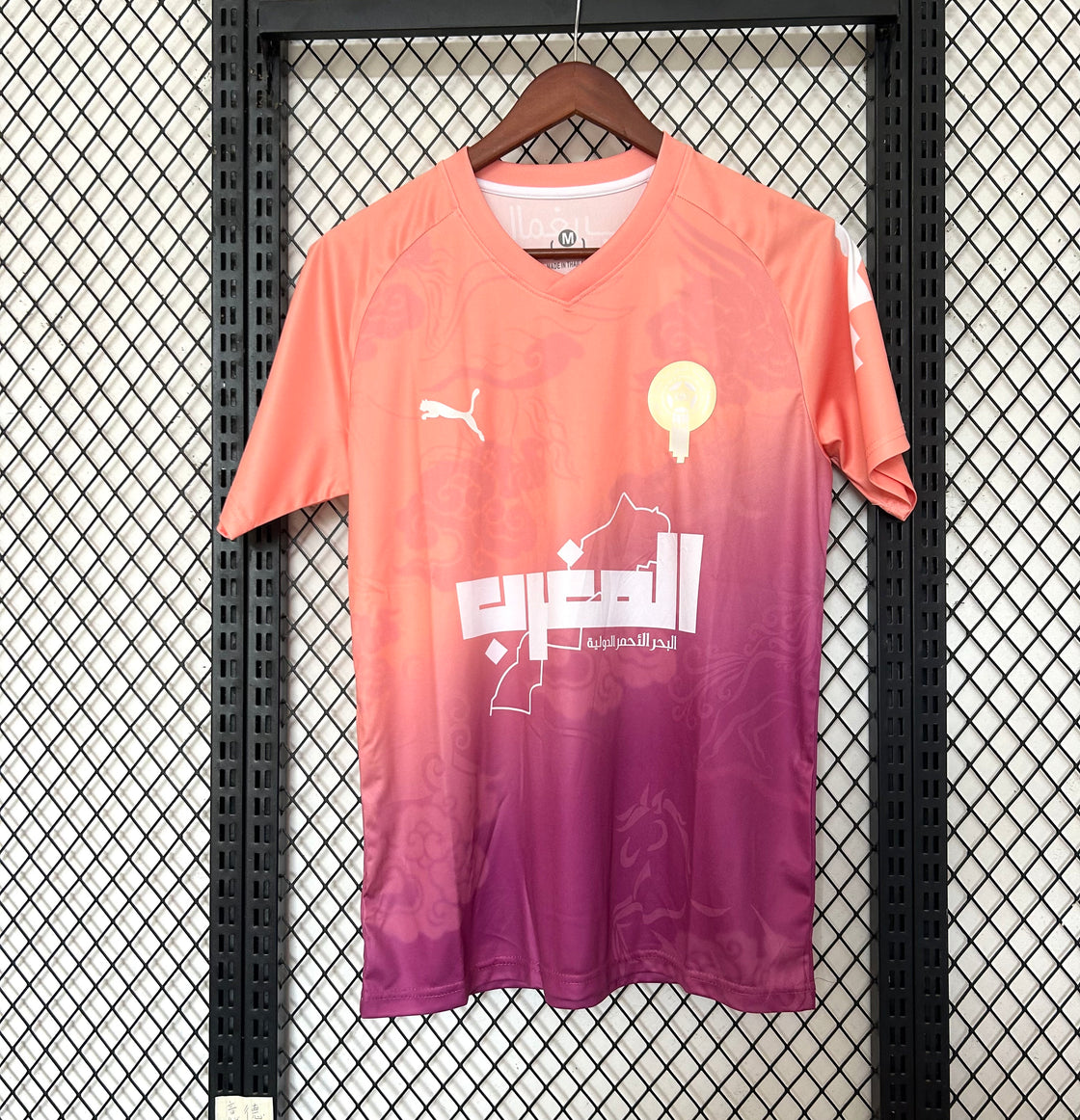 Maillot Maroc Entraînement Rose Violet 2025-2026