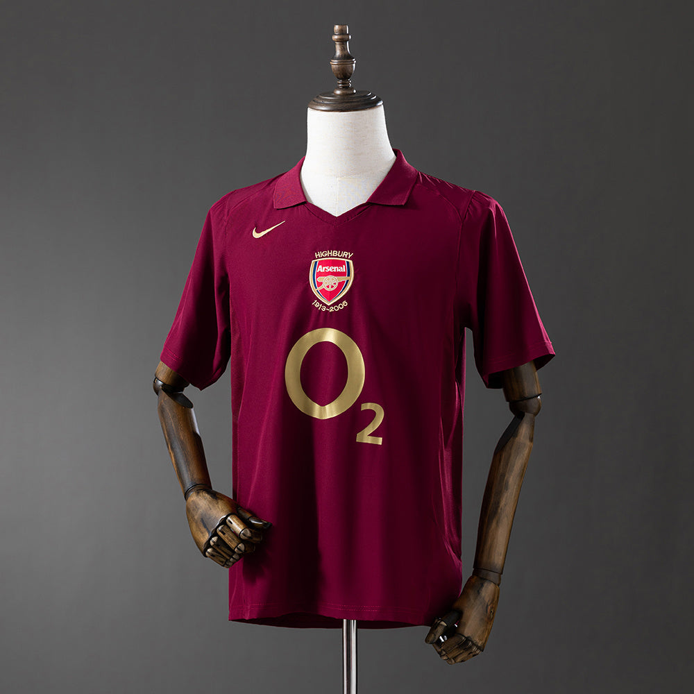 Maillot Rétro Arsenal Domicile 2005-2006