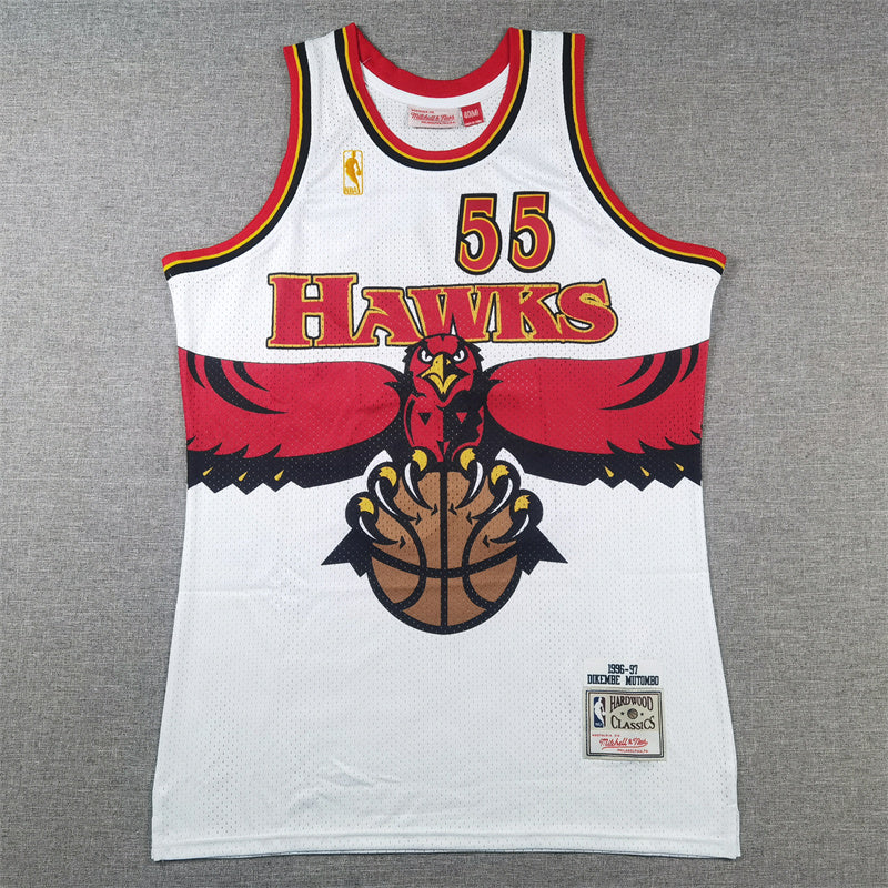 Maillot Atlanta Hawks Dikembe Mutombo Rétro 1996-1997